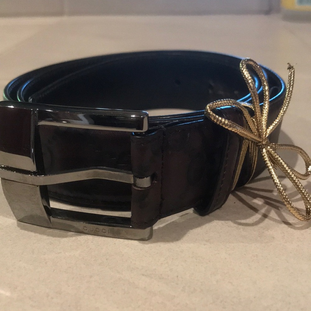Guccissima belt 32